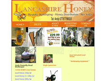 Tablet Screenshot of lancashirehoney.com